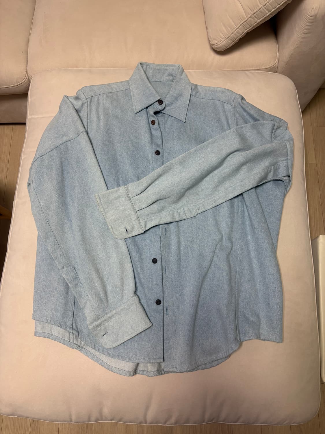 [L] Bless Denim Shirtponcho  상품이미지3