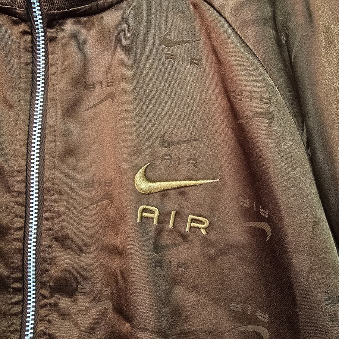 나이키(NIKE) 에어 크롭 집업 바람막이 세틴 자켓 S 상품이미지4