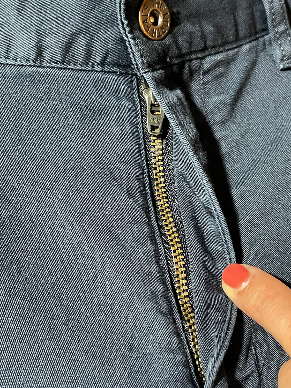 THE NORTH FACE 노스페이스 빈티지 네이비 코튼 팬츠 상품이미지3