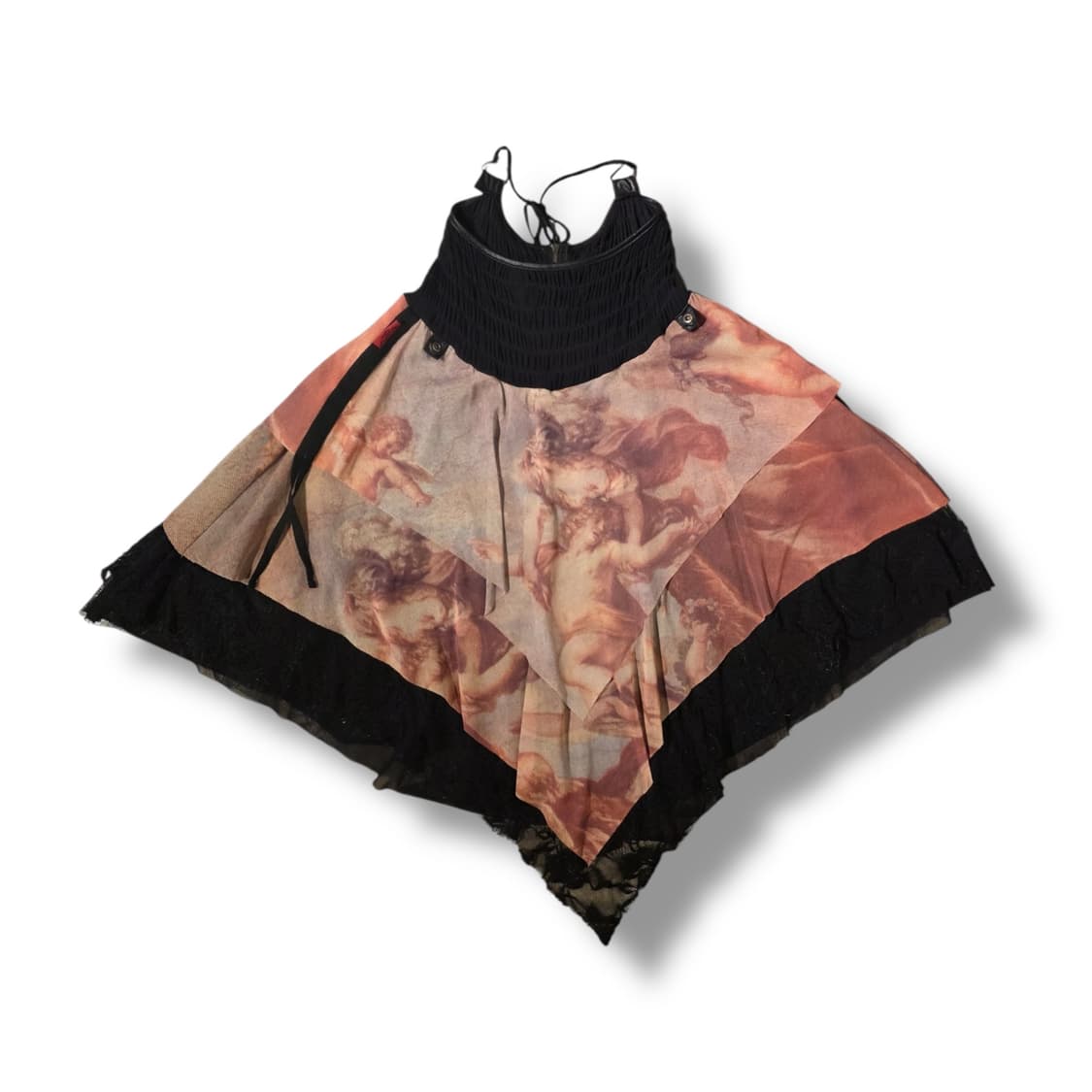 오즈온 르네상스 체인 레이스 레이어드 홀터넥 탑 상품이미지6