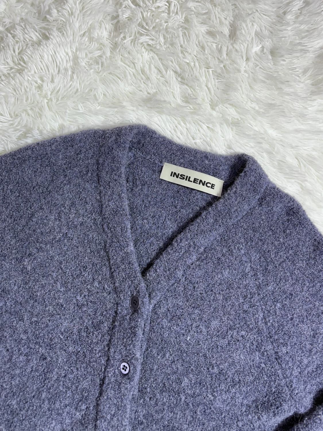 인사일런스 알파카울 크롭 가디건  상품이미지5