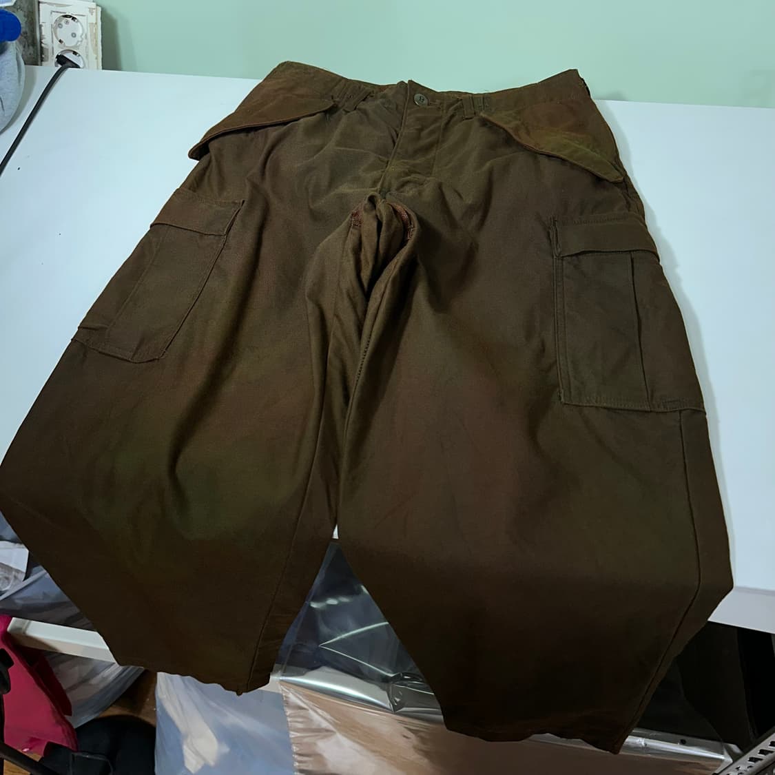 M US ARMY 딥카키 레귤러핏 유틸리티 카고팬츠 상품이미지3