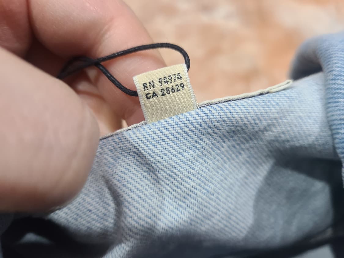 스투시 데님 트러커 자켓 라이트 워시 XL 상품이미지4