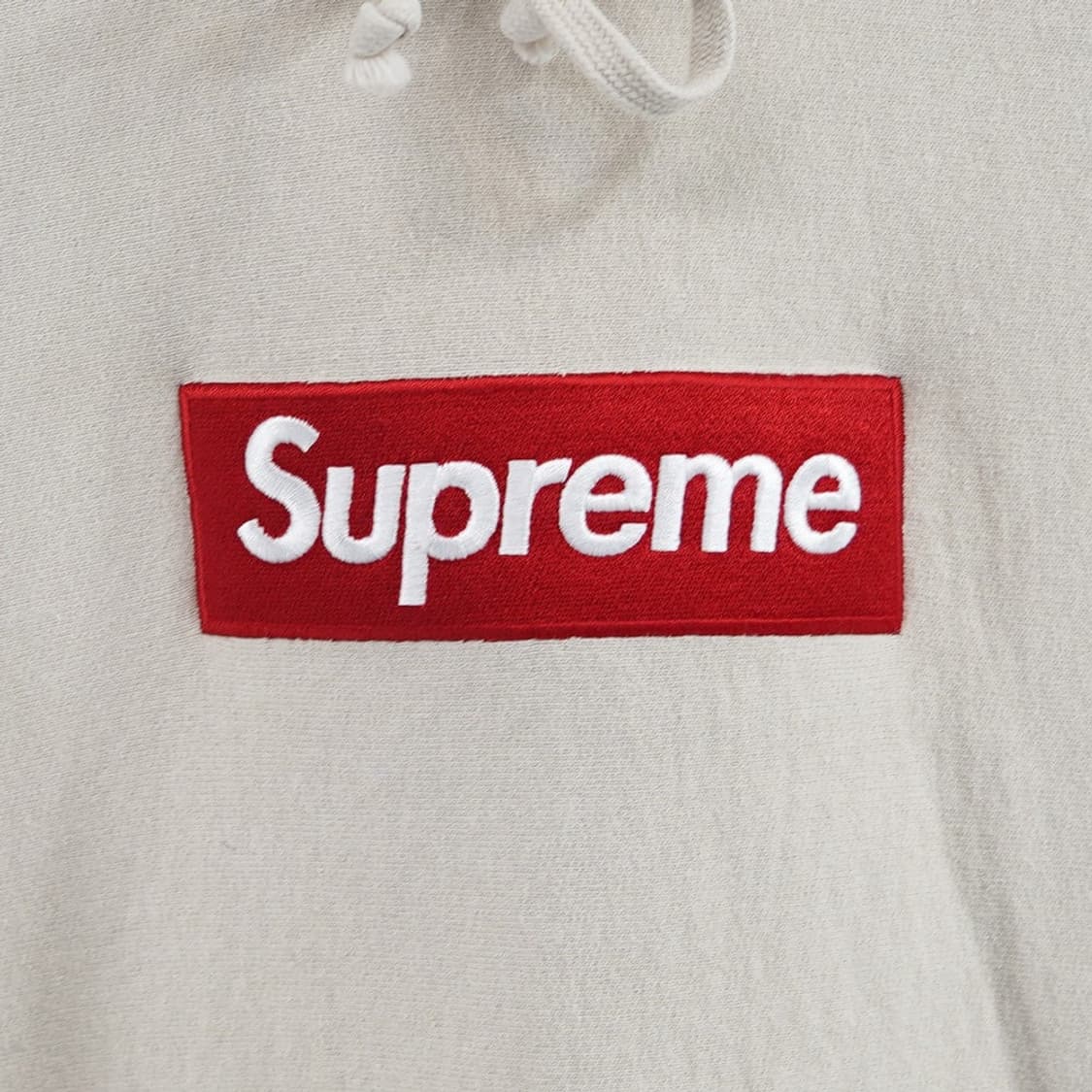 24AW Box Logo Hooded Sweatshirt Stone 상품이미지3