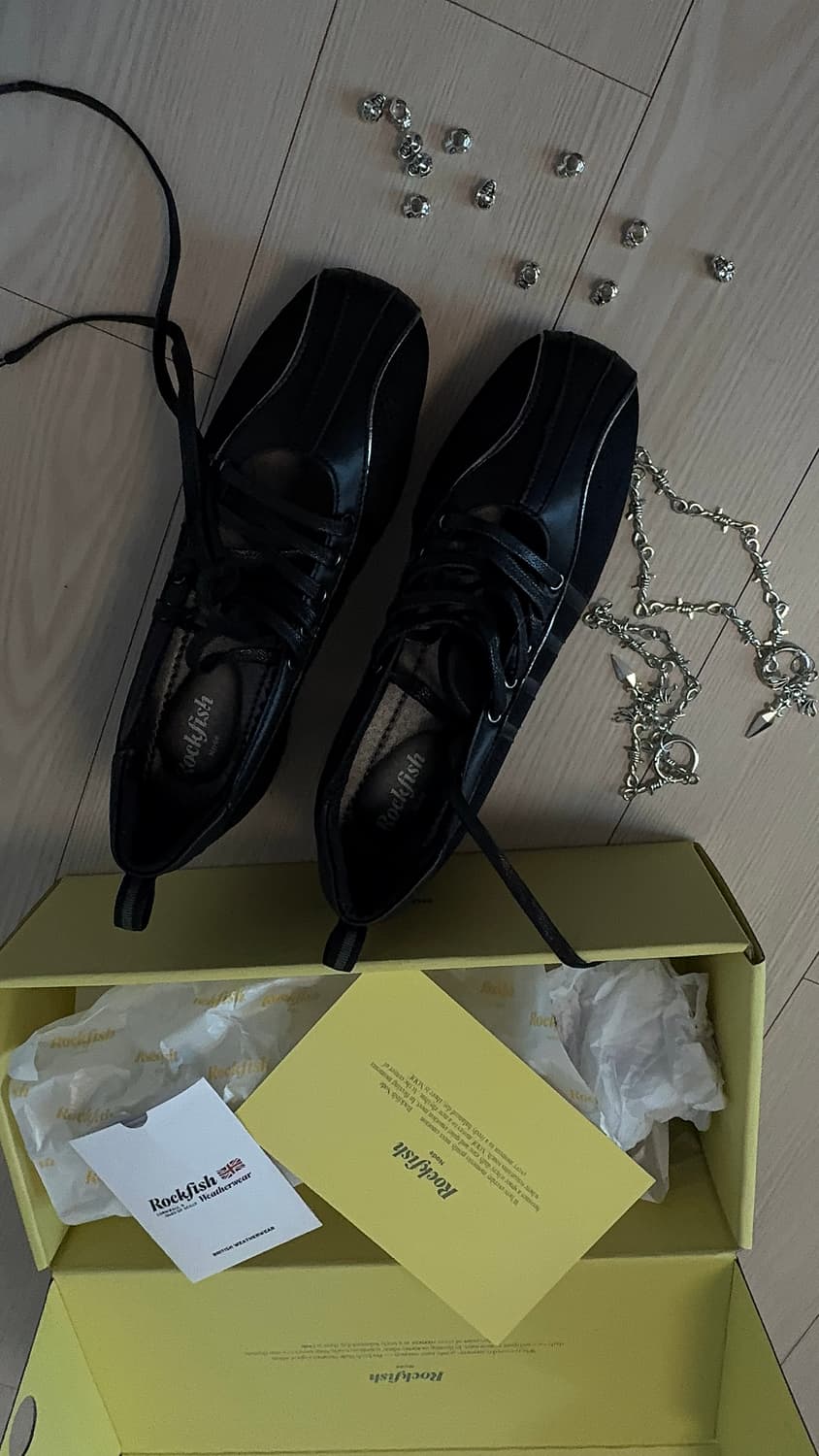 락피쉬 BLISS HEEL LACEUP SNEAKERS BLACK 240 상품이미지7