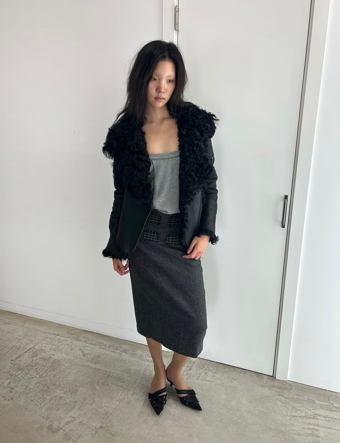 ayadz vintage studio shearing jacket 상품이미지3