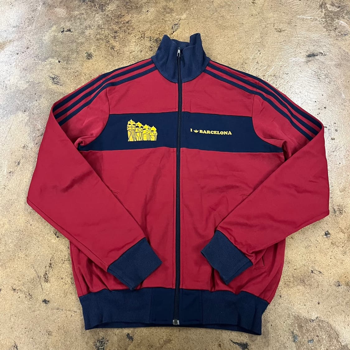 [정품/100] 아디다스 바르셀로나 트랙탑 레드 져지 b13 상품이미지2