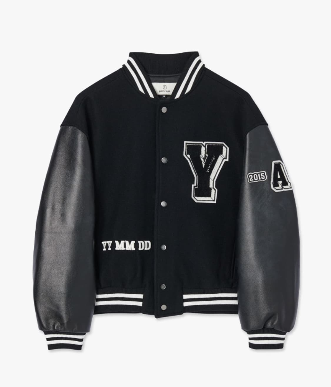 이얼즈어고 바시티 자켓 BLACK YRS SYMBOL VARSITY JA 상품이미지1