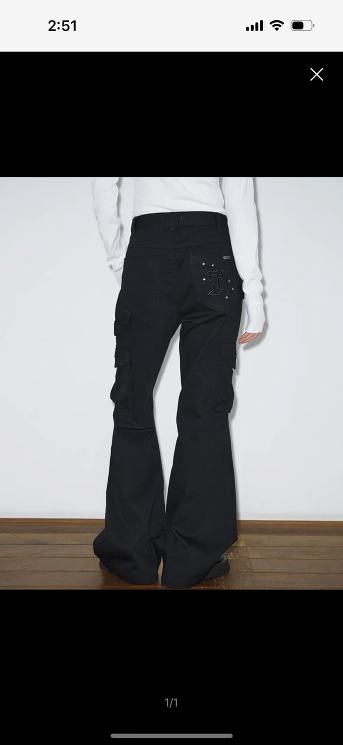 헬레네파리스 피그먼트스터드부츠컷팬츠 상품이미지1