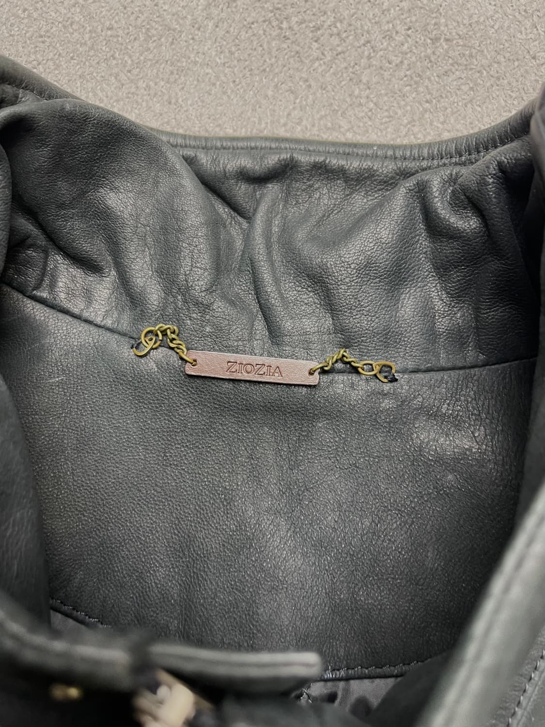 [95] 지오지아 하이넥 레더자켓 - 양가죽자켓 상품이미지9