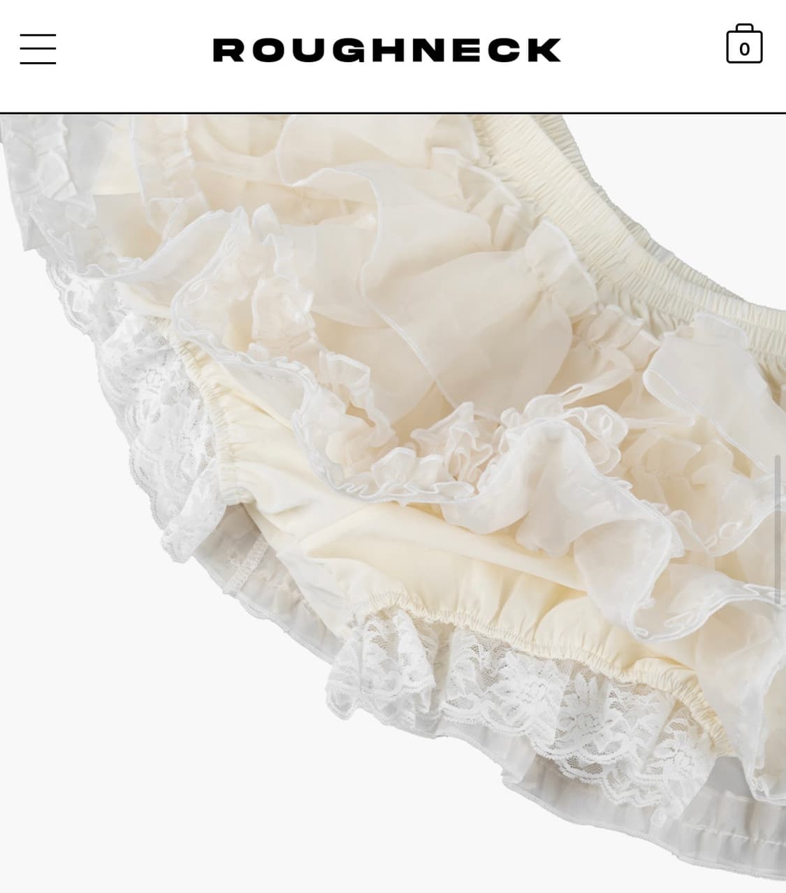 러프넥) 튜튜 팬츠스커트 Cream F 상품이미지6