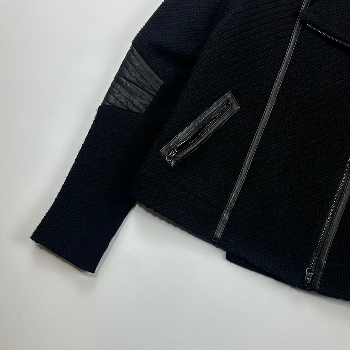 빈스 울 블렌드 모토 자켓 상품이미지4