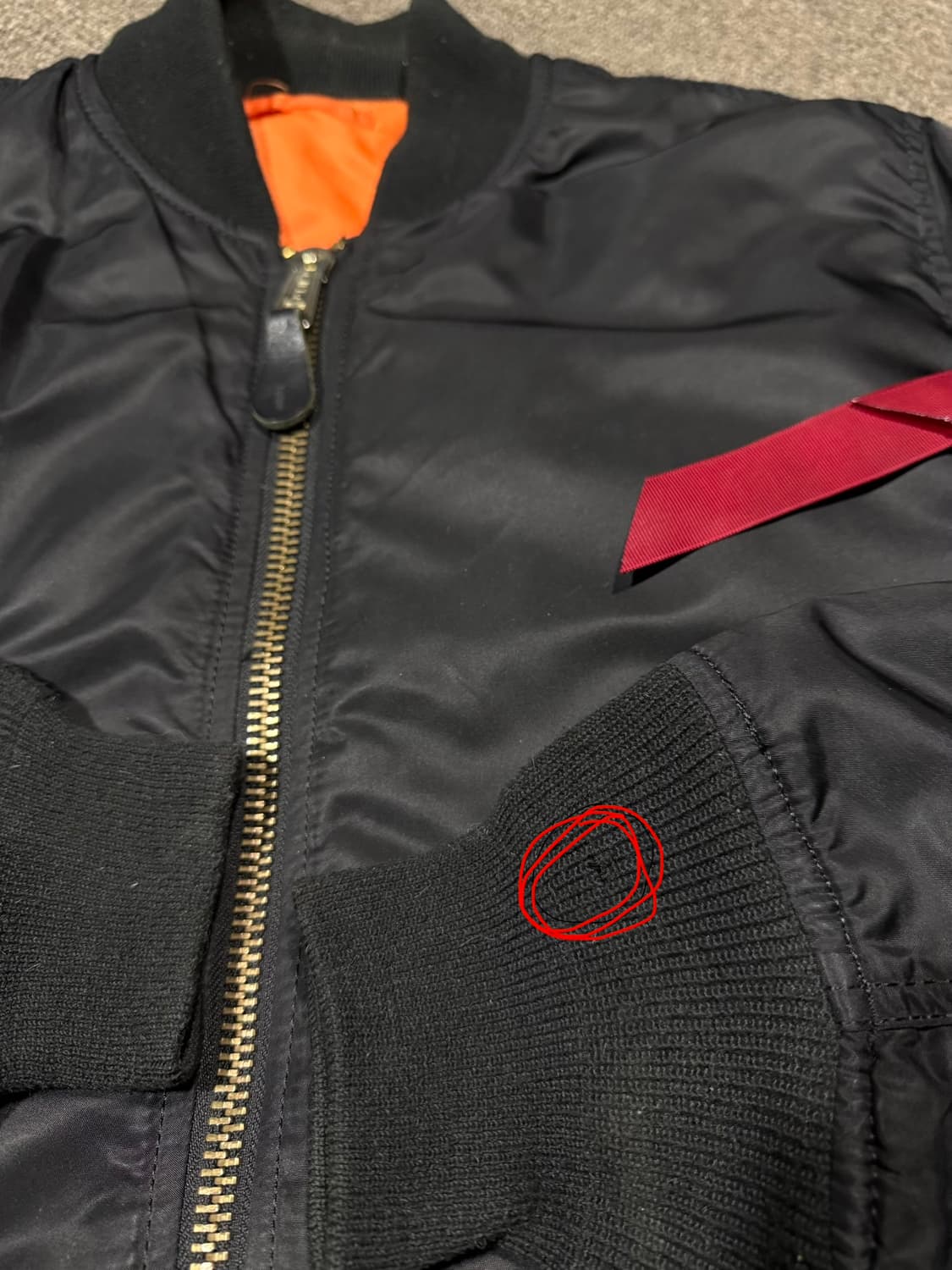 Alpha Industries 알파인더스트리 MA-1 항공점퍼 상품이미지3