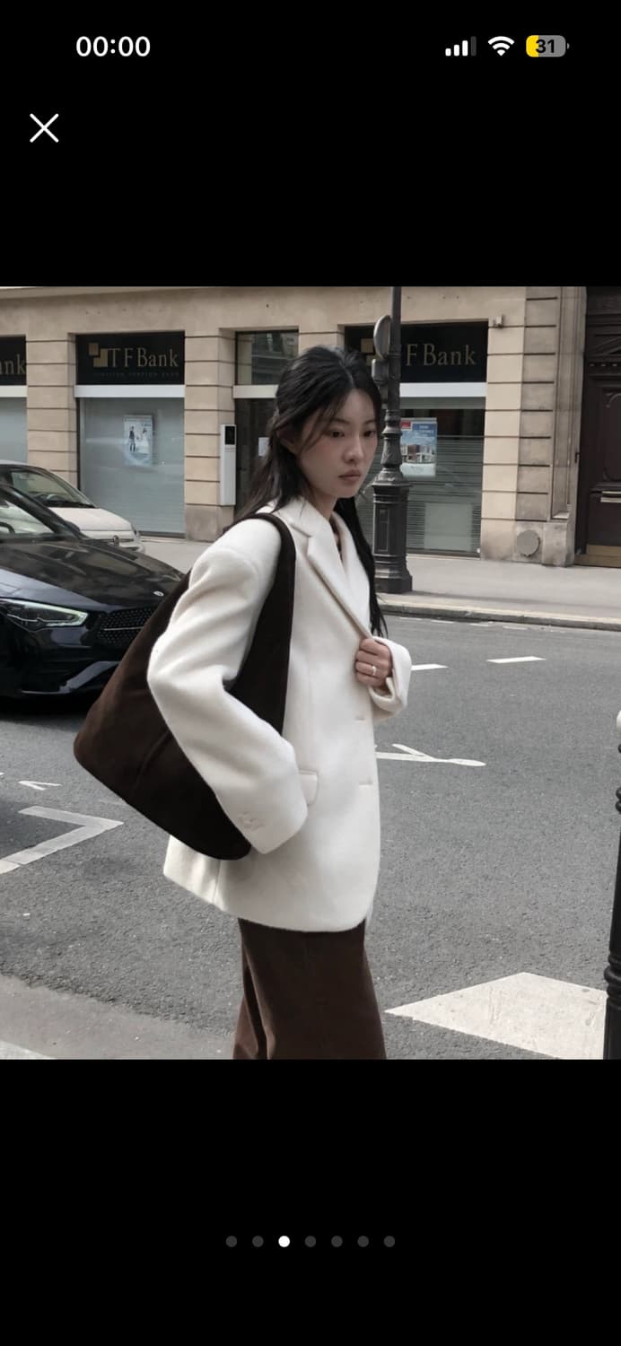 르버터 25fw 윈터 울 자켓 아이보리 상품이미지2