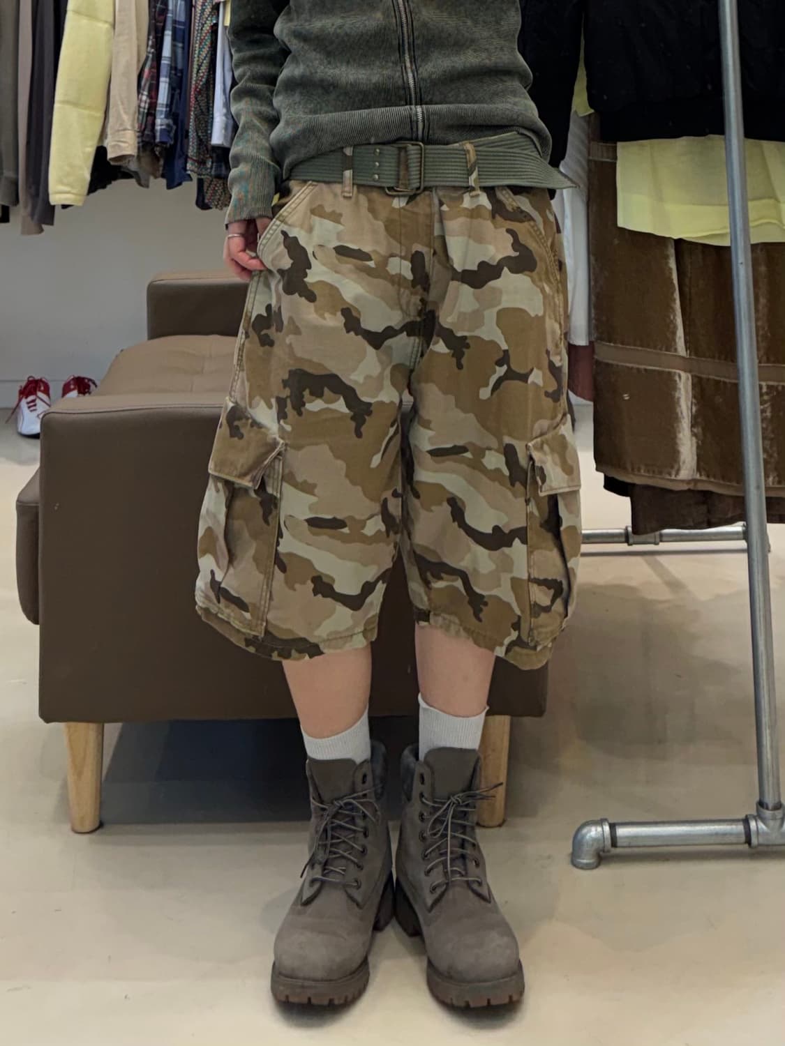 리바이스 화이트 탭 카모 카고 팬츠  상품이미지5