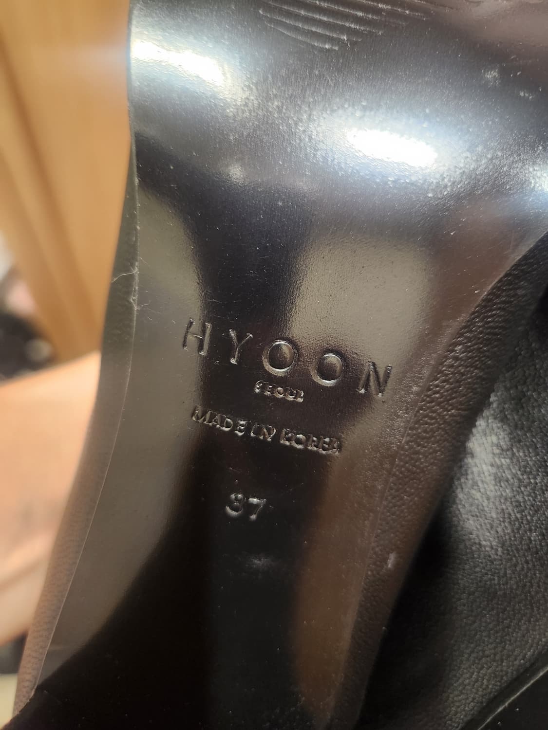 HYOON 가죽 부츠 상품이미지5