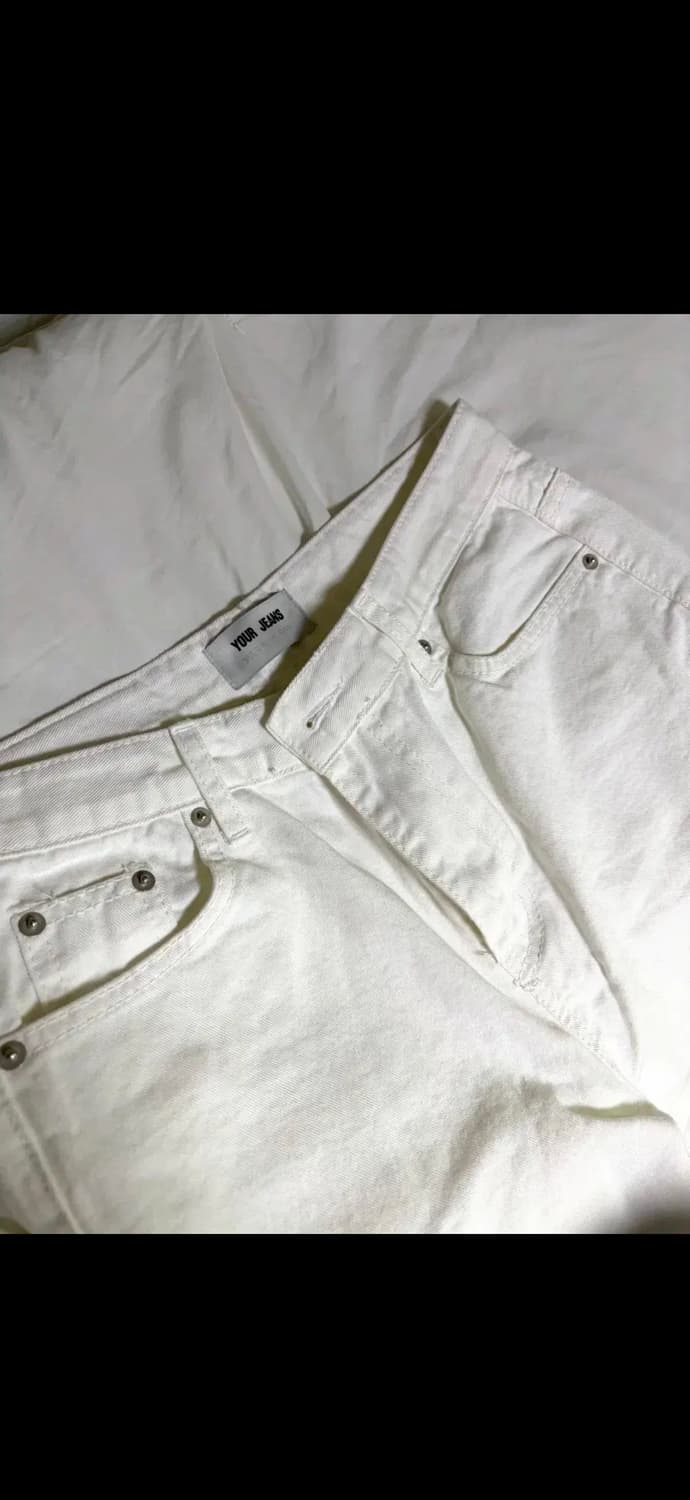 유어네임히얼 20데님 - WHITE 상품이미지4