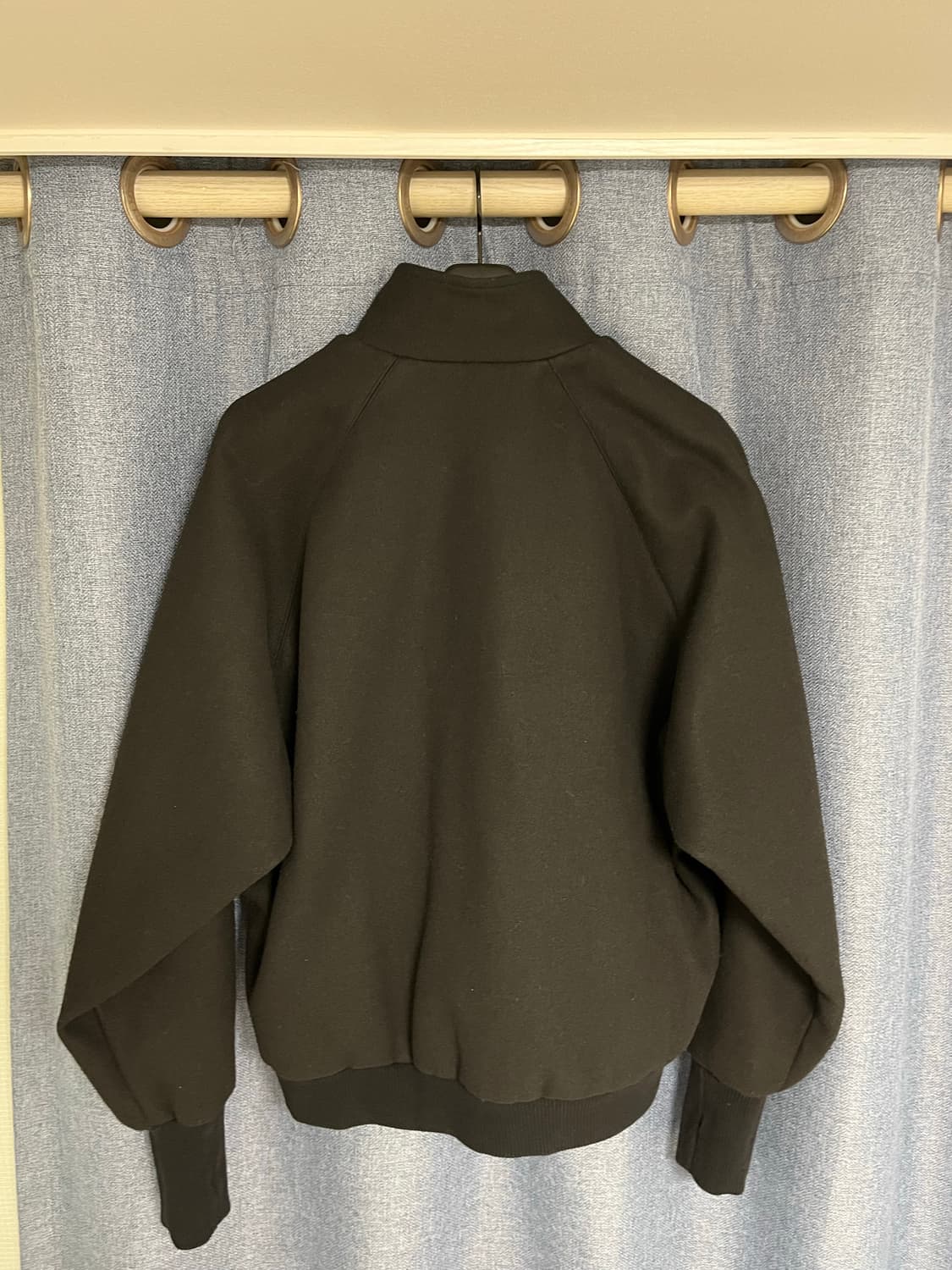 Cent warmer jacket 남자 워머 그레이 크롭 울 블루종 상품이미지3