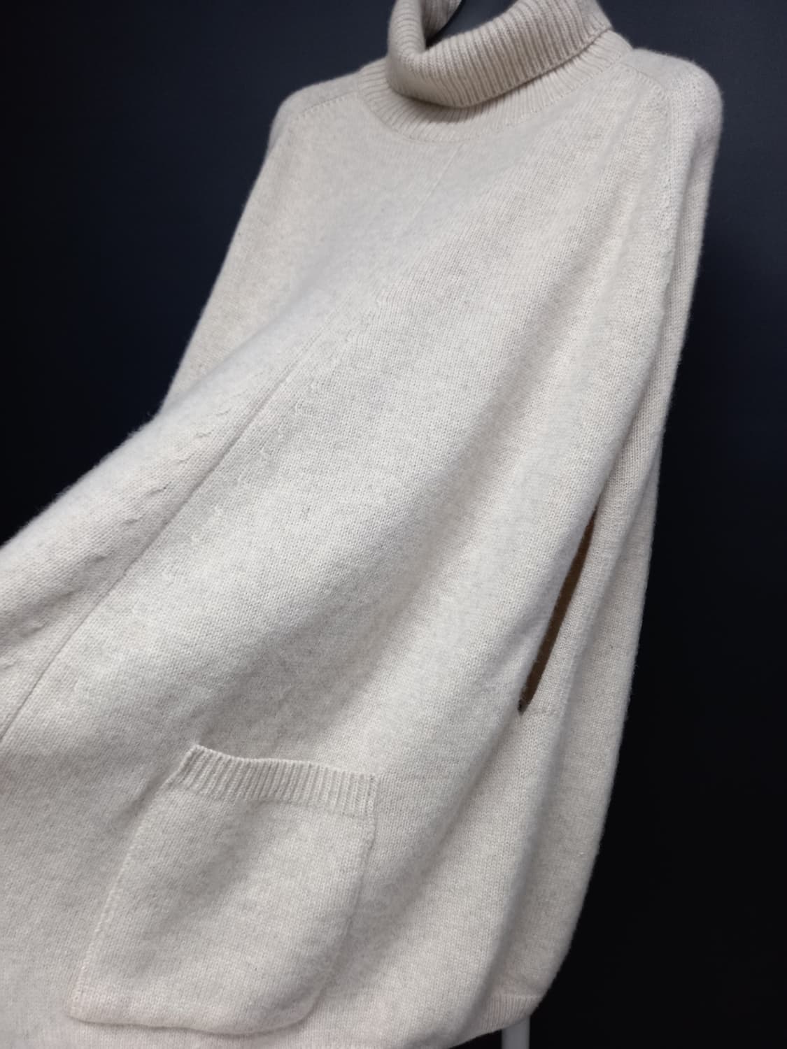 돌체비타 춘추동 하이넥 케이프형 베스트 F 44-77 상품이미지4