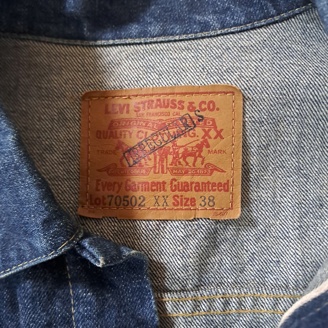 (택포) 90s 제팬 리바이스 1세대 70502xx 38 B730 상품이미지7