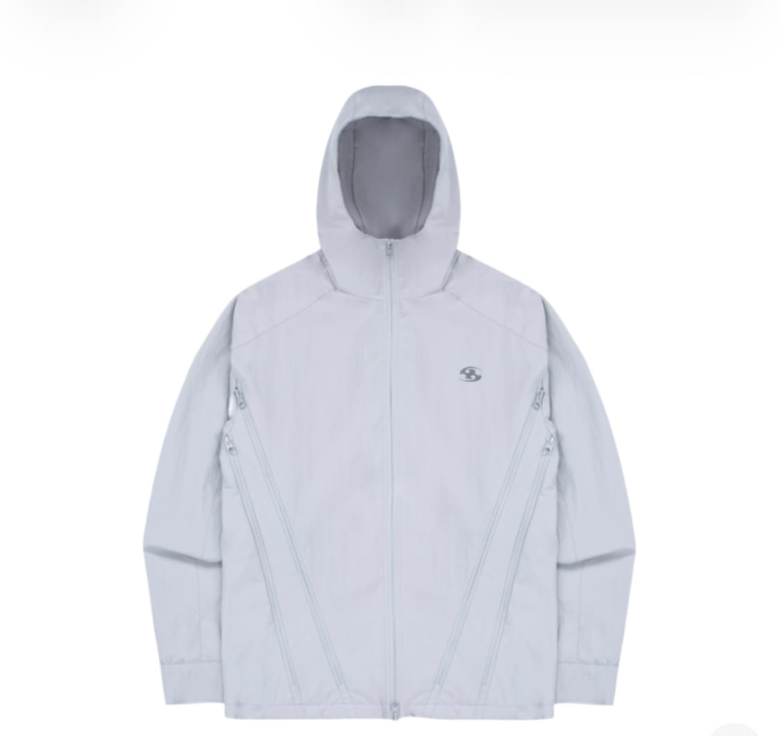 산산기어 지퍼 자켓 라이트 그레이 - 22FW 상품이미지1
