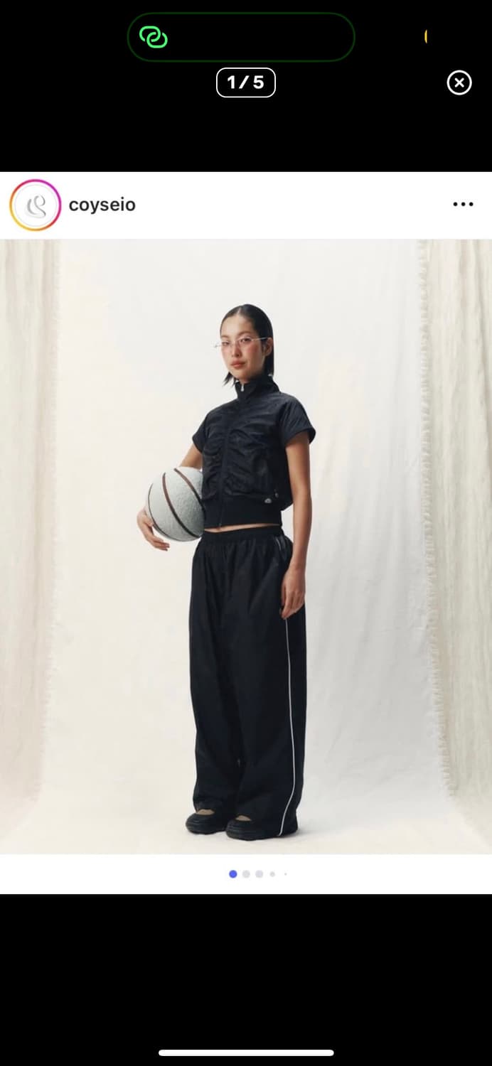 코이세이오 파이핑 트랙팬츠 네이비 상품이미지2