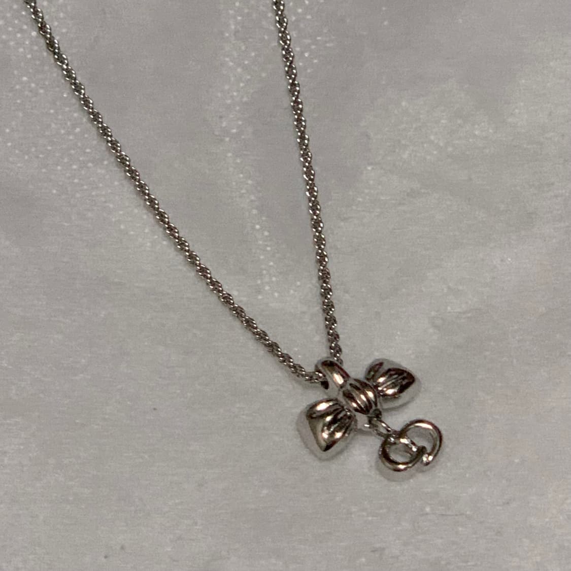 빈티지 ) dior 디올 리본cd 네크리스 상품이미지3