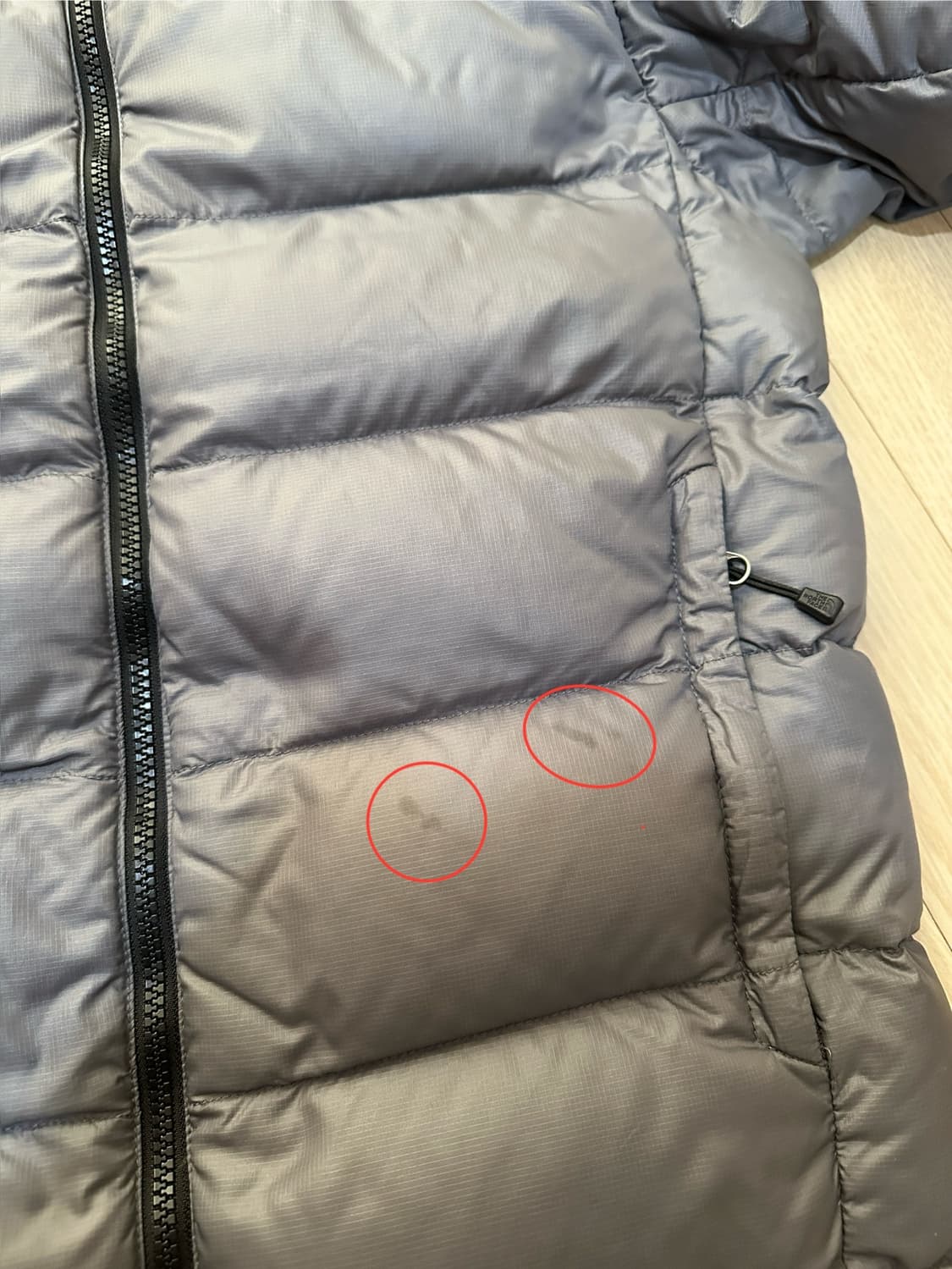 노스페이스 눕시2 700 구스다운 거위털패딩 85(XS) 상품이미지5