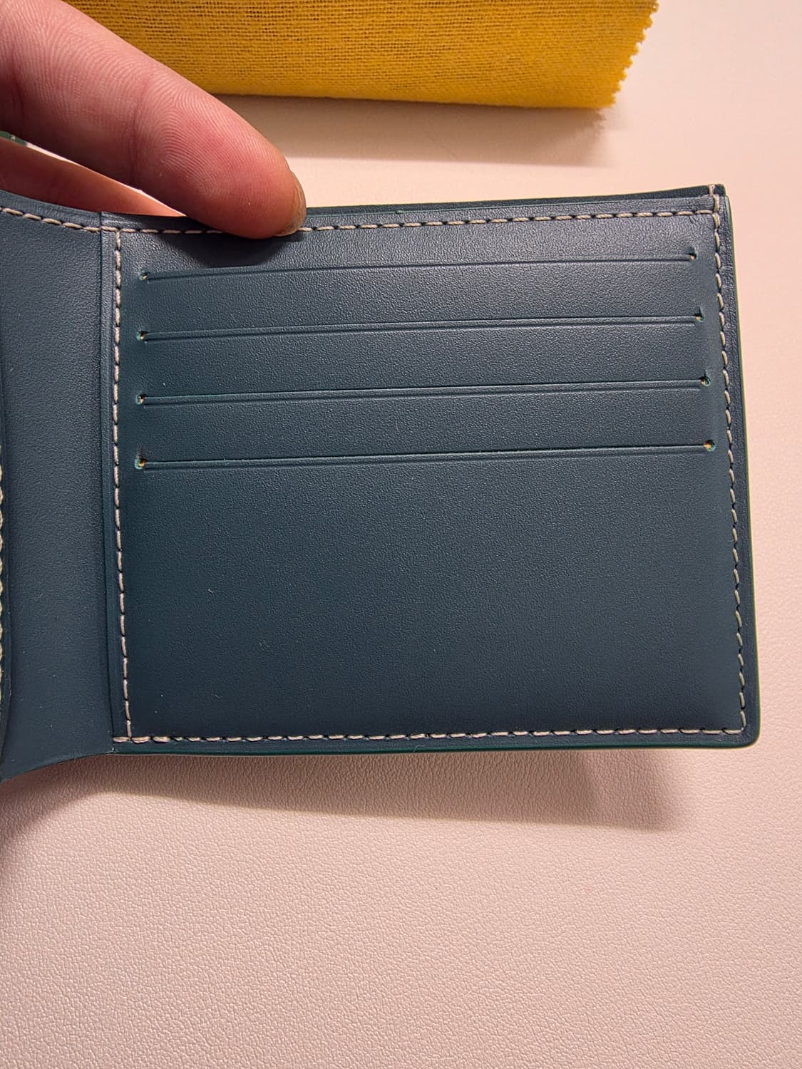 [구매1달] 고야드 빅투아르 반지갑 그린 풀박스 상품이미지4