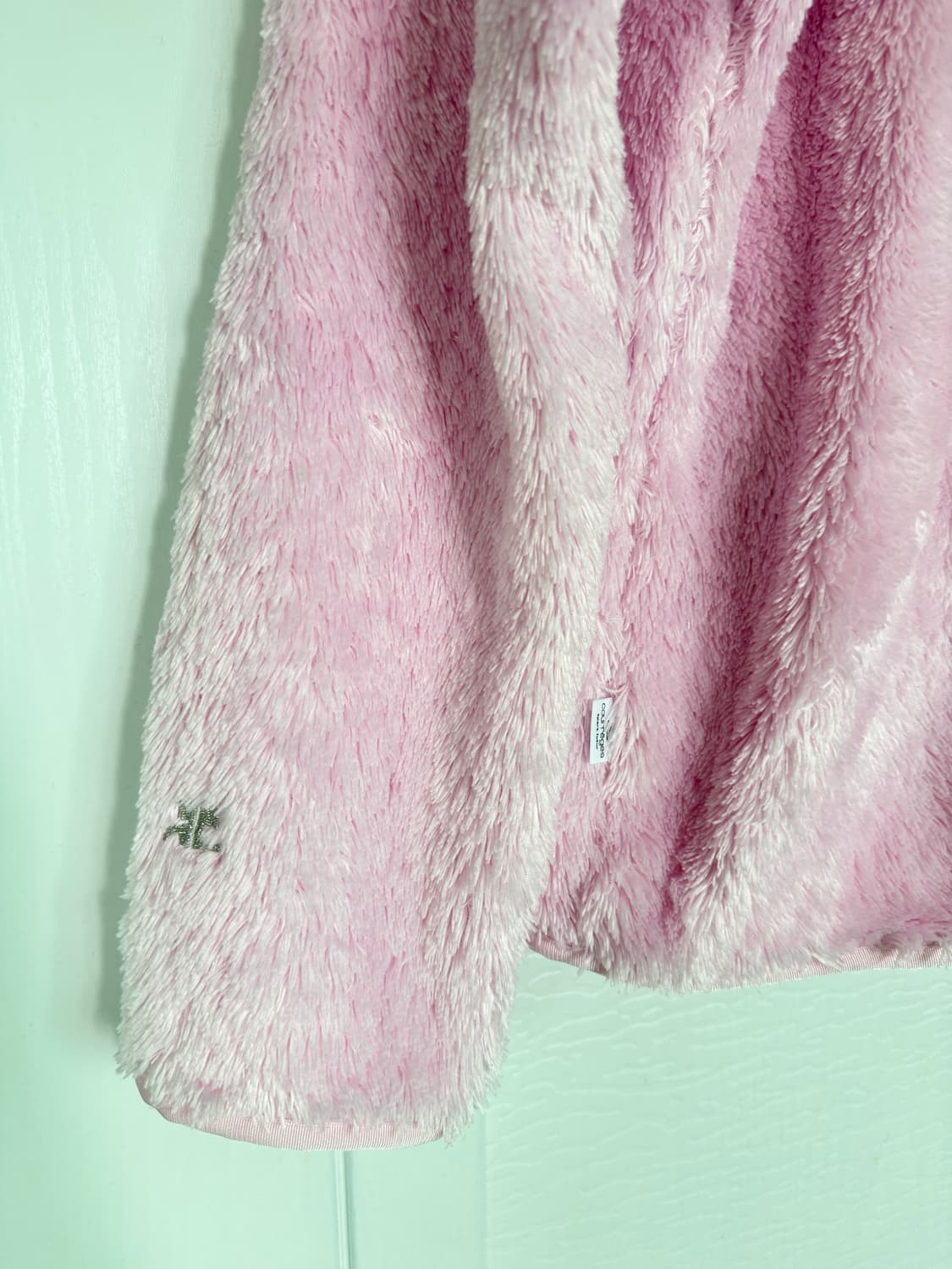 Courreges 핑크 뽀글이 후리스 s 상품이미지5