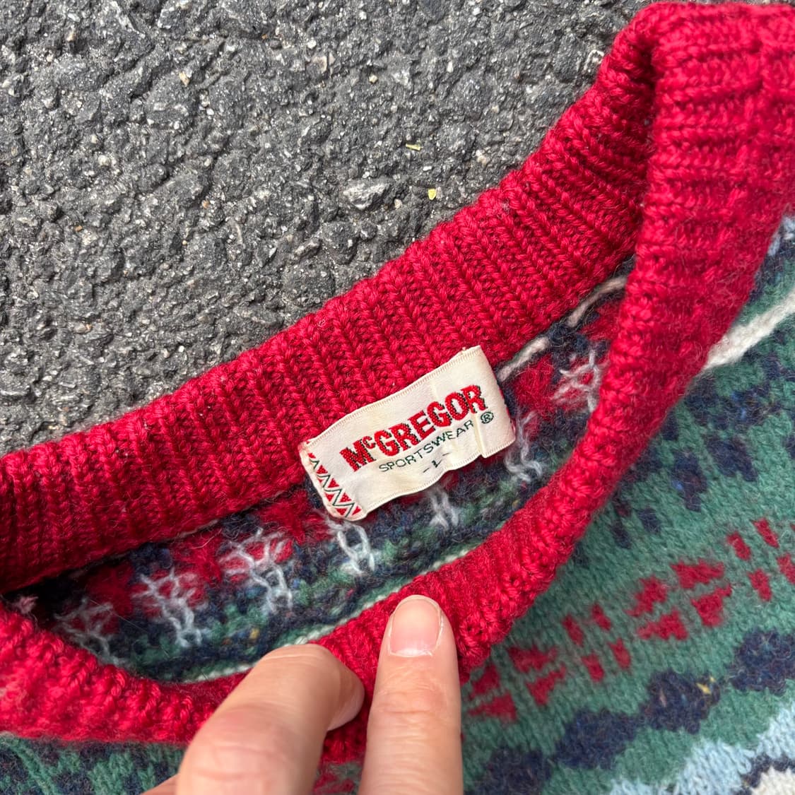 빈티지 맥그리거 울 스웨터 상품이미지3