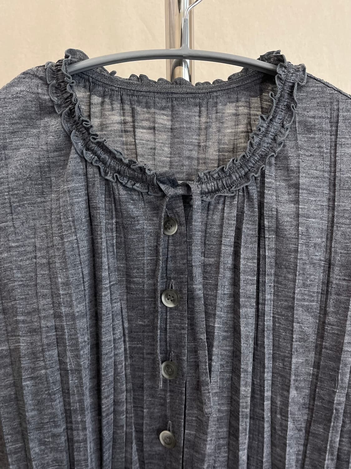 Im Mago Pleated Top 상품이미지4
