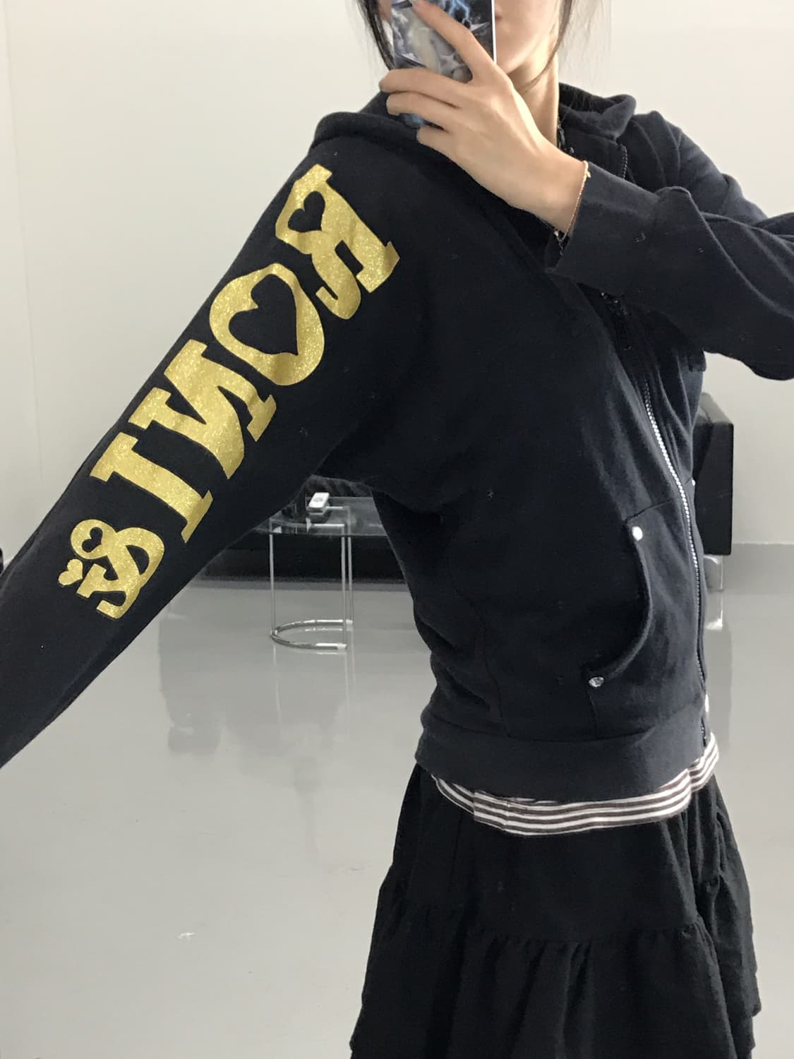  Roni Y2k GraphicZip Up Hoodies 상품이미지2