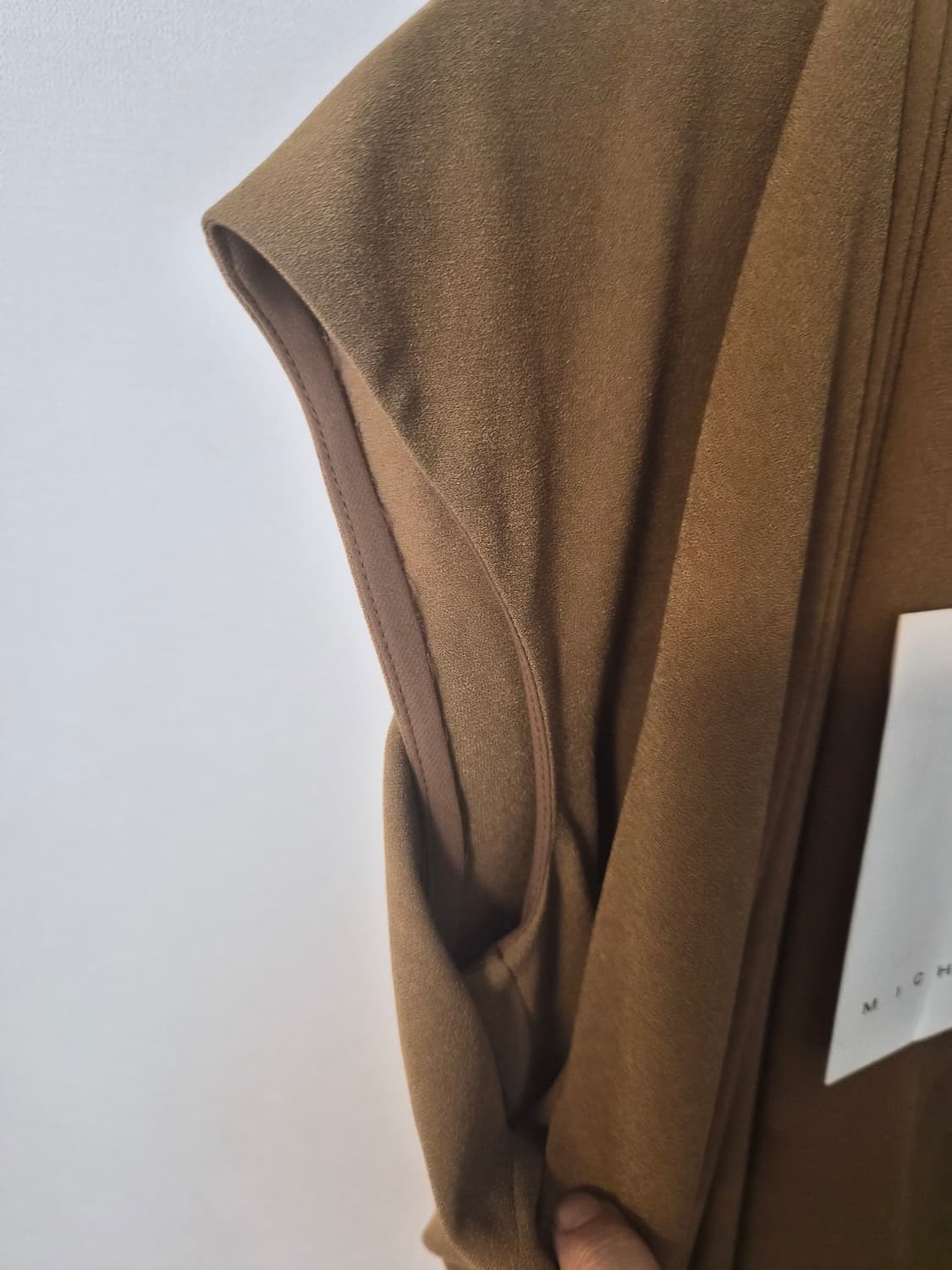 [새상품] 미샤(MICHAA) 드레이프 실루엣 원피스 (85/55사이즈) 상품이미지6