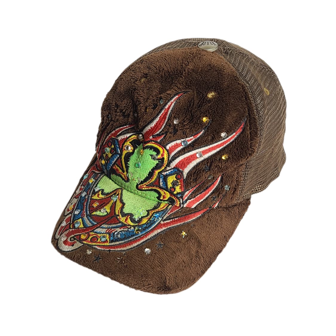  Christian Audigier)크리스찬 오디저 벨루아 클로버 메쉬캡 상품이미지2