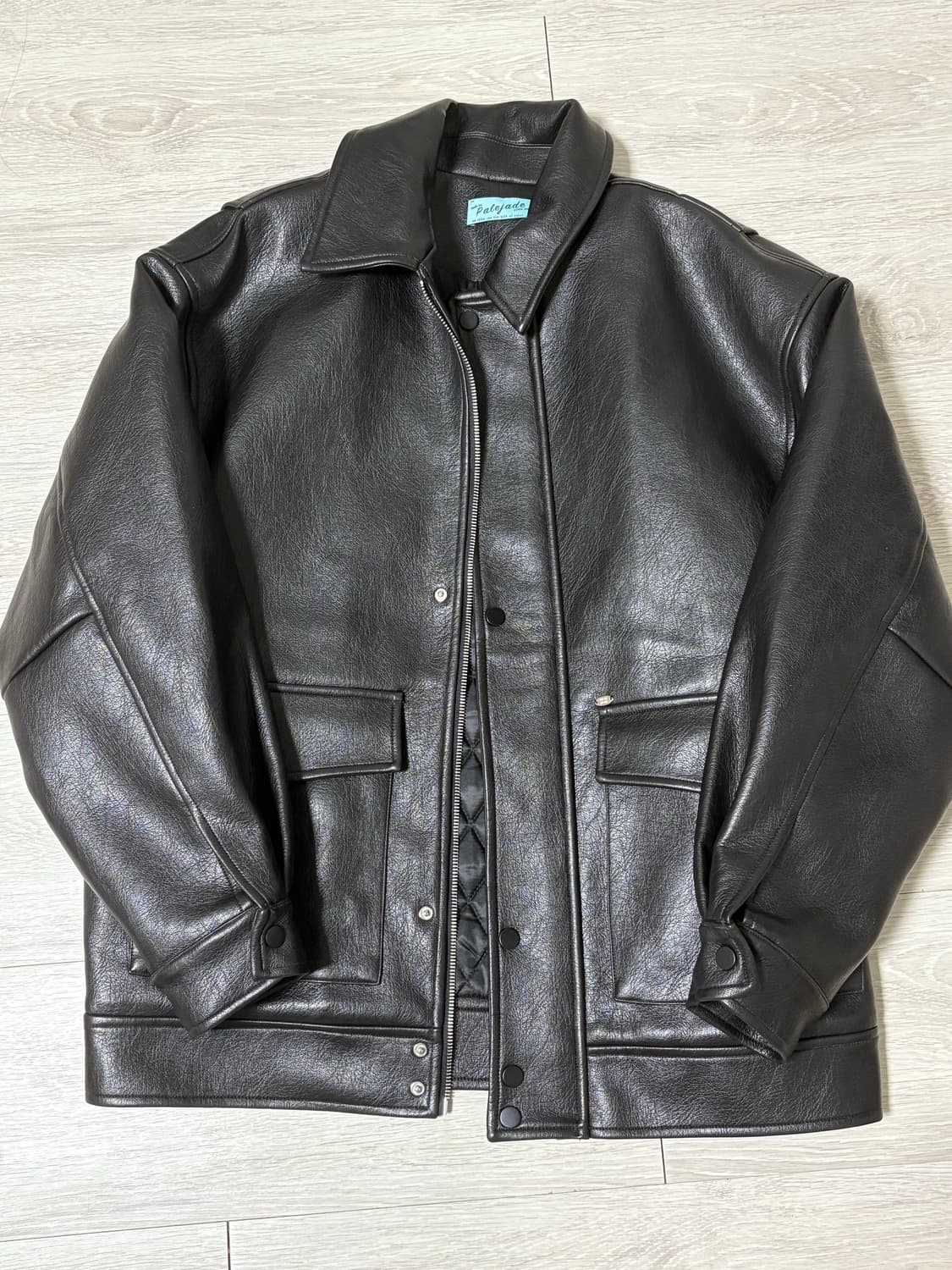 페일제이드 오버핏 레더자켓 상품이미지1