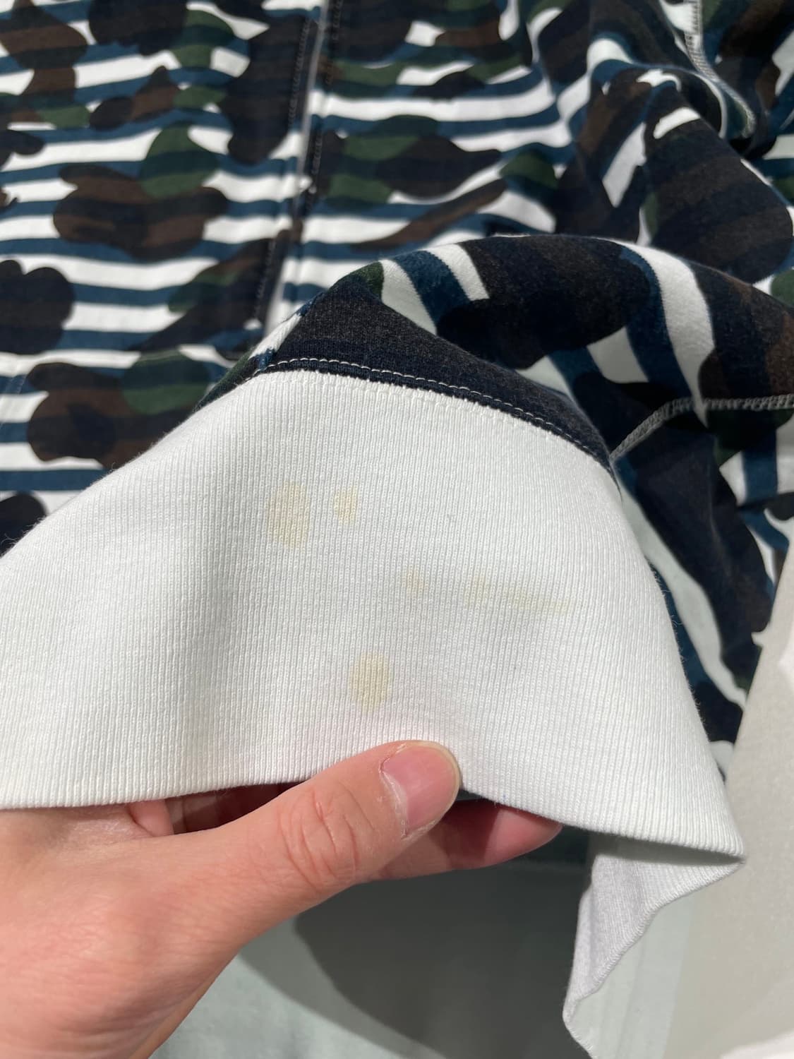 베이프 카모 플라쥬 스트라이프 스웻 풀집업 상품이미지10