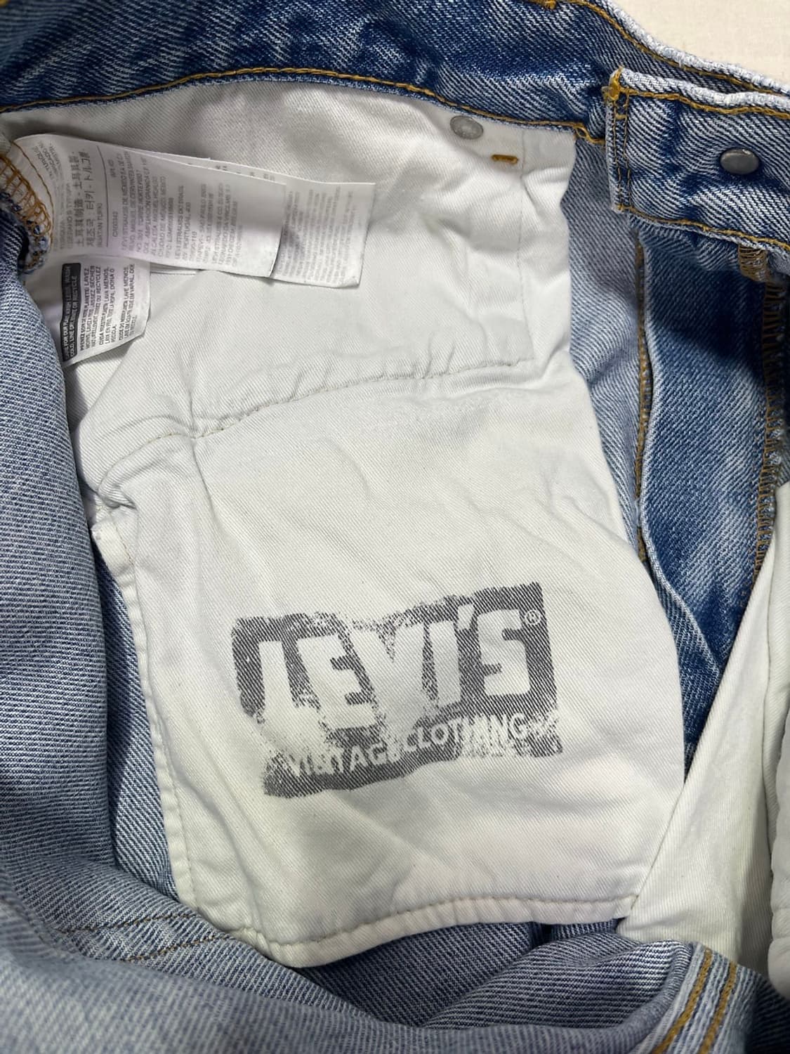 [32] lvc 554 연청 데님 팬츠 상품이미지6