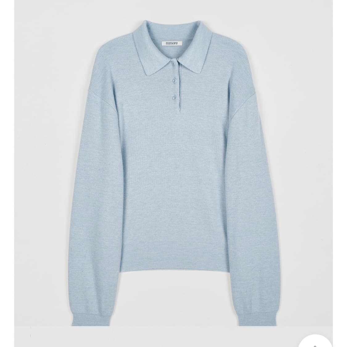 메리어라운드 울 플레인 카라니트 상품이미지3