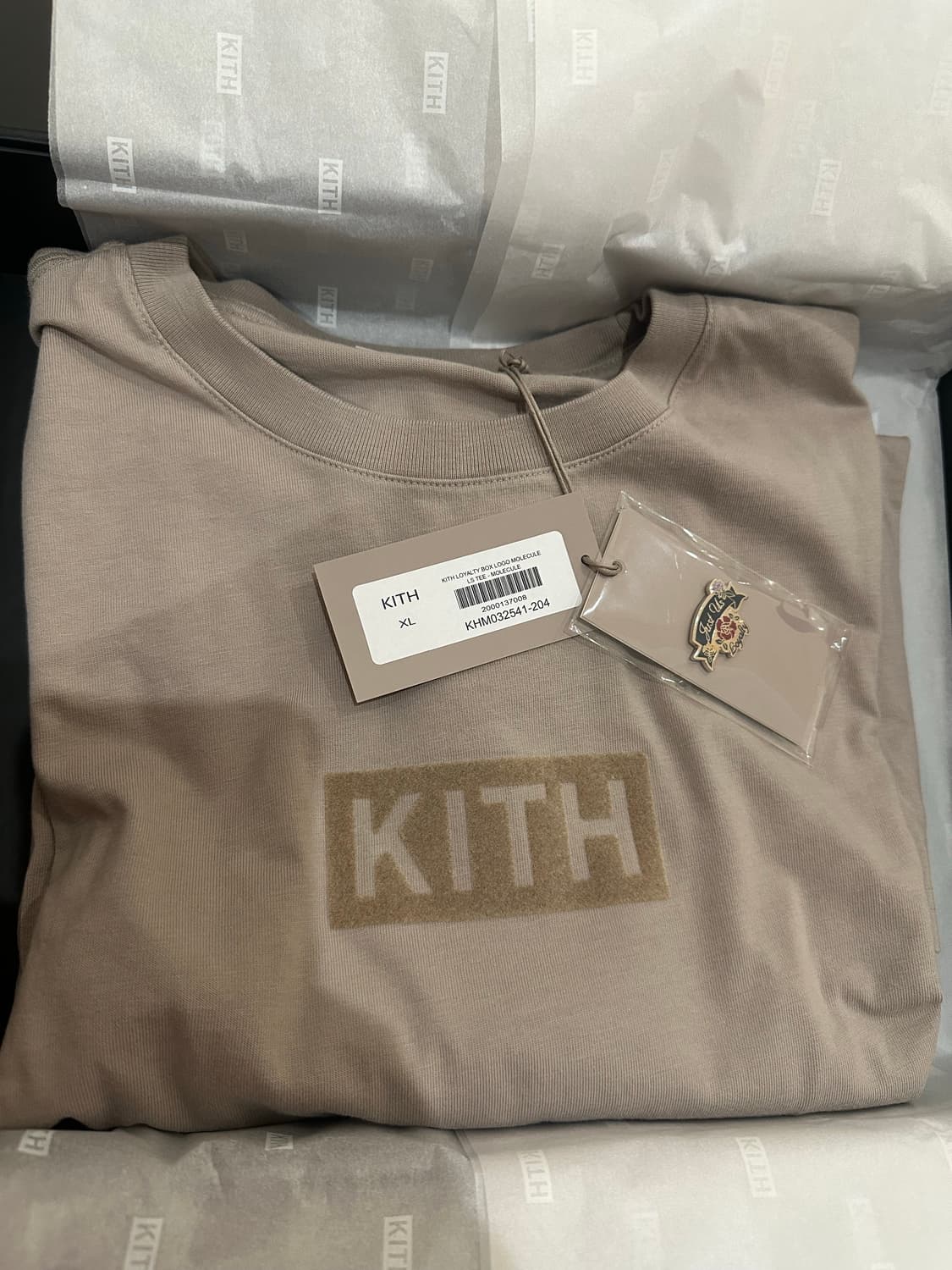 [NEW][XL] KITH 박스로고 긴팔 T-SHIRT 상품이미지1