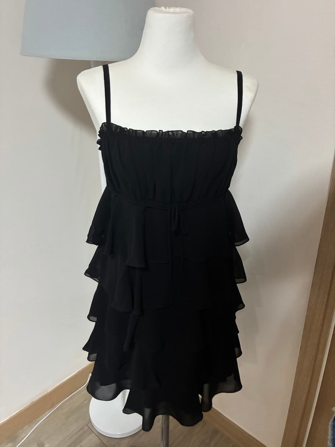 블랙 캉캉 원피스 상품이미지1