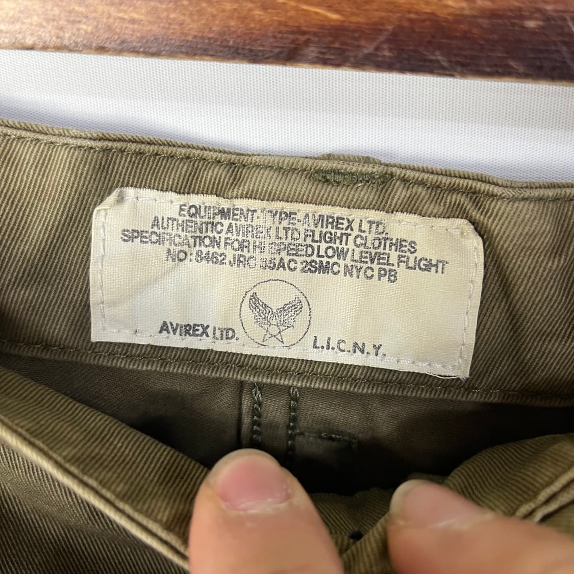 [Avirex] 아비렉스 60's 밀리터리 복각 카고팬츠 상품이미지3