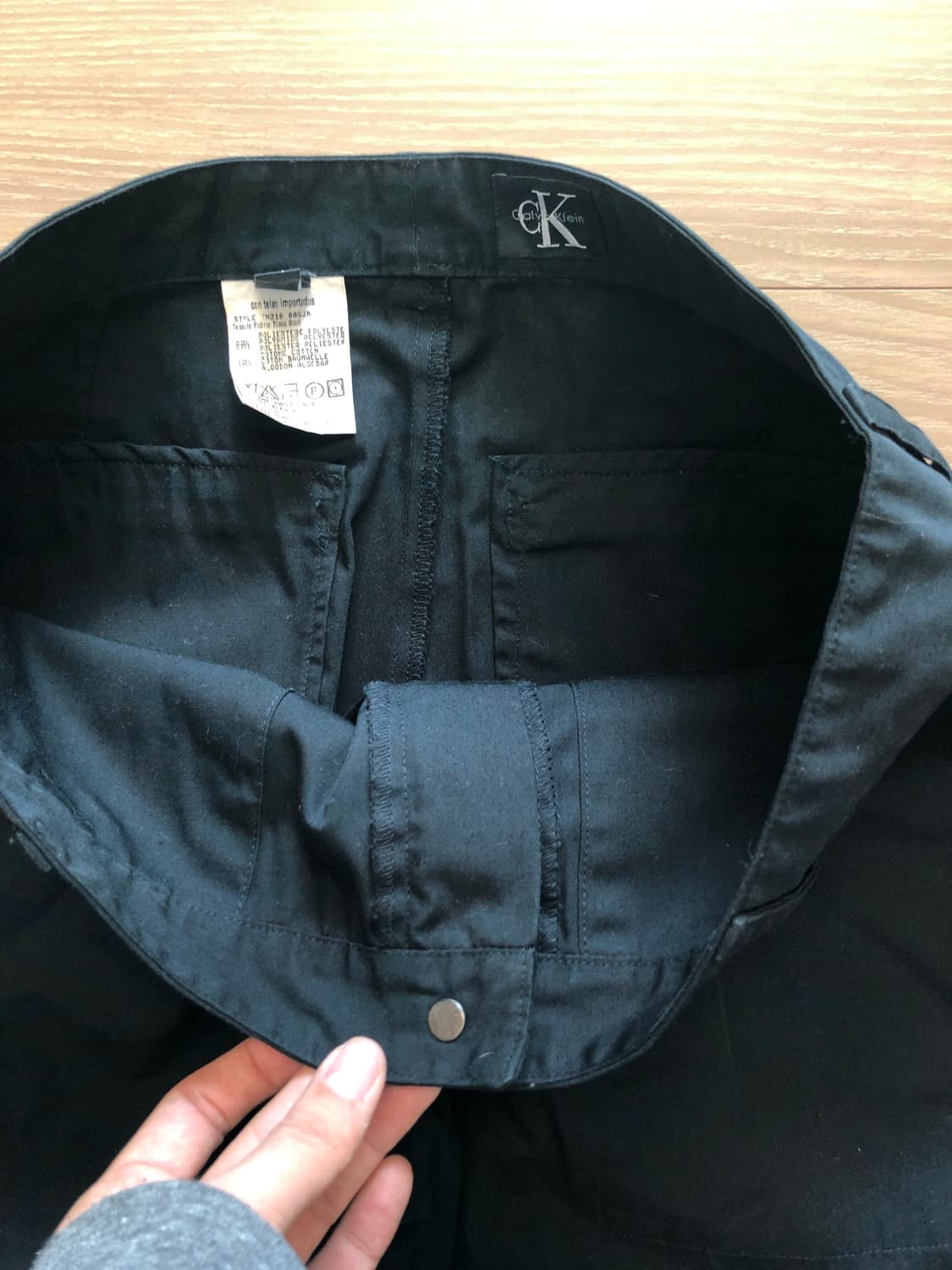 90s 캘빈클라인 컬렉션 italy made 지퍼 팬츠 상품이미지5