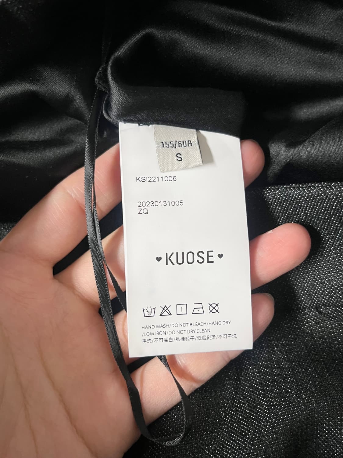 S) 쿠오세 KUOSE 플리츠 미디 스커트 블랙 상품이미지6