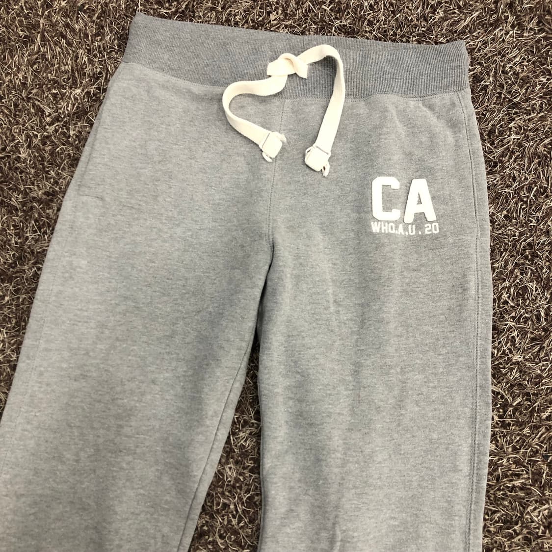 후아유 그레이 스웻 팬츠 상품이미지2