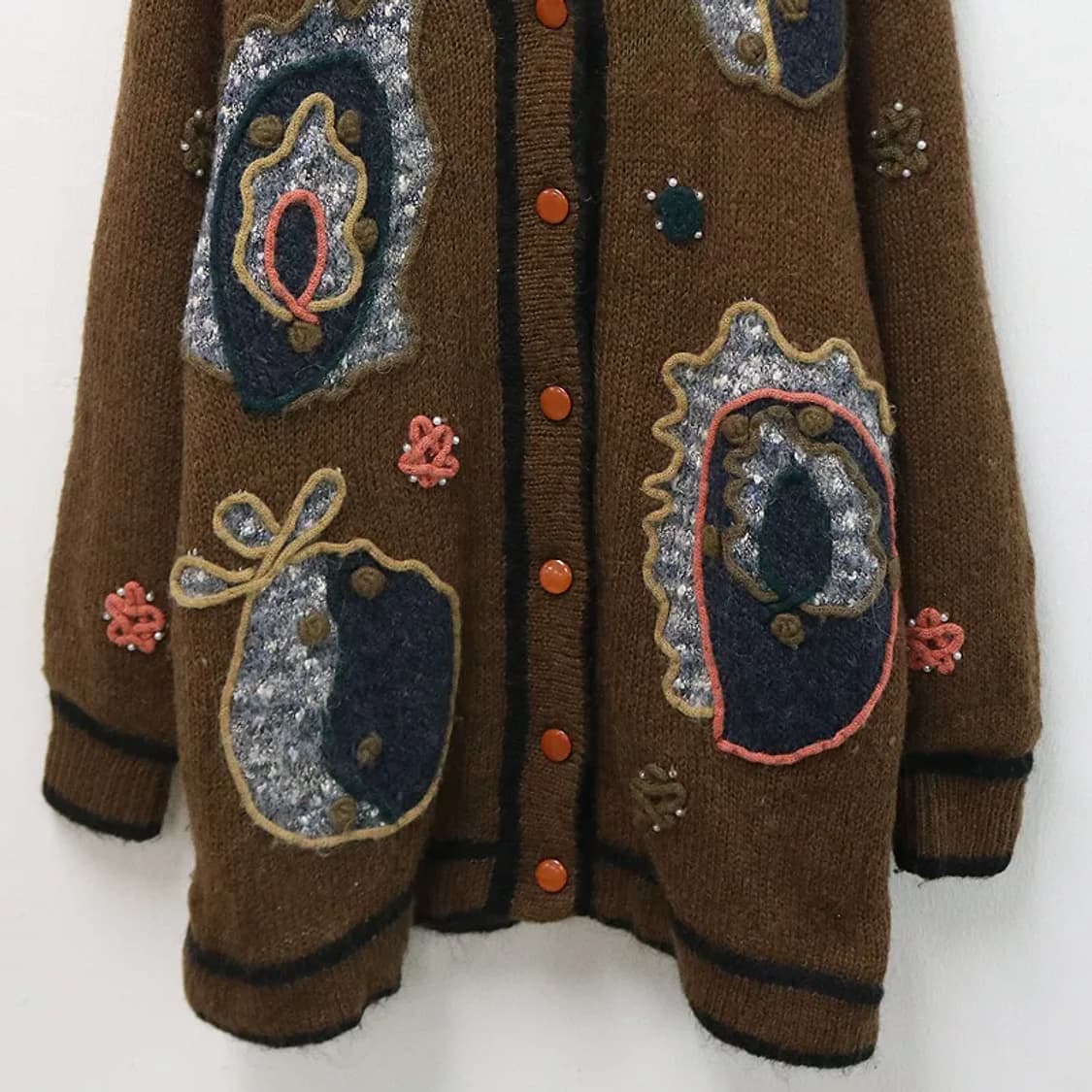 모리걸 무드 울 혼방 롱 가디건 62182 상품이미지4