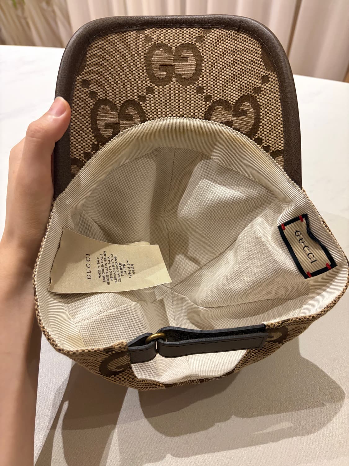 구찌 점보 볼캡 L 상품이미지4