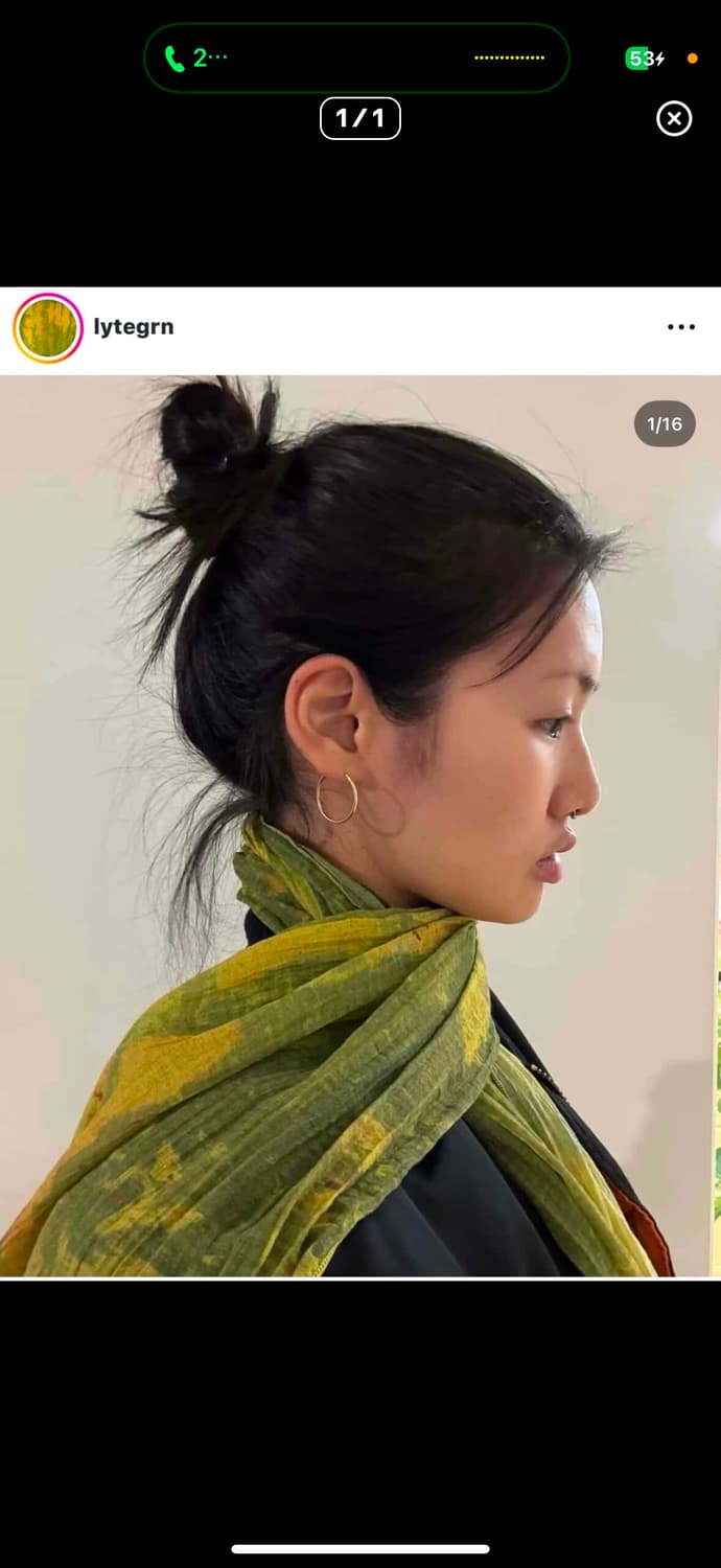 라이트그린 lytegreen 스카프 판매하실 분 상품이미지1