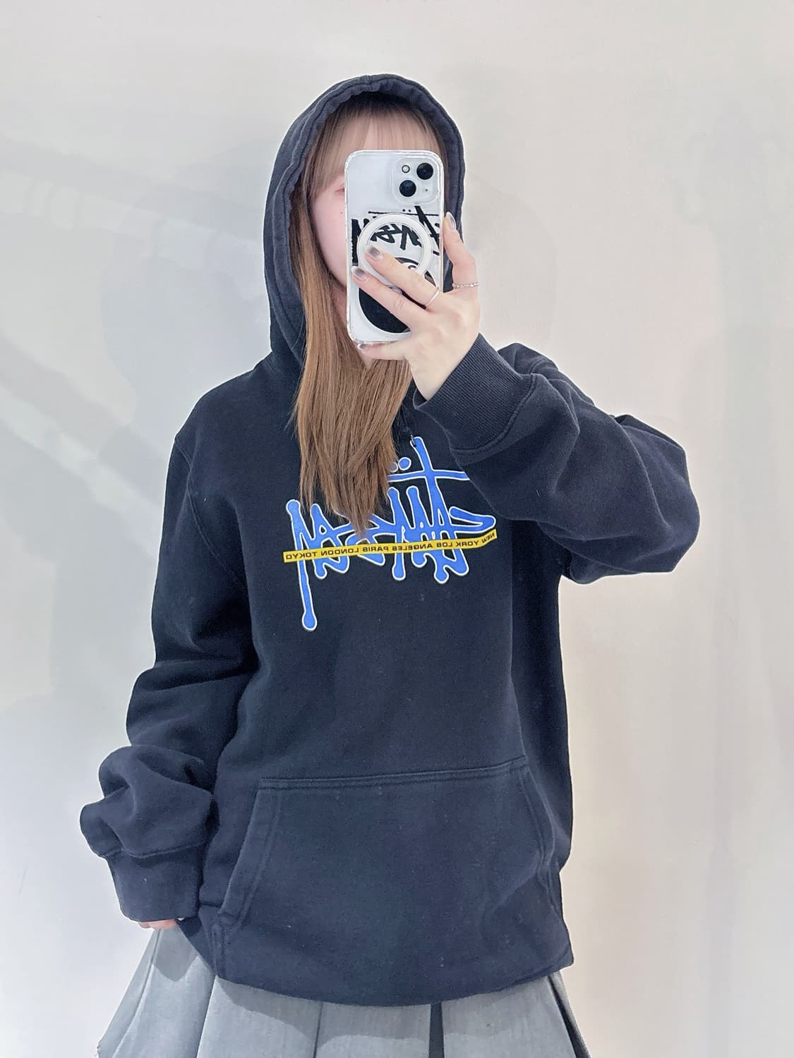 스투시 빅로고 후드 상품이미지2