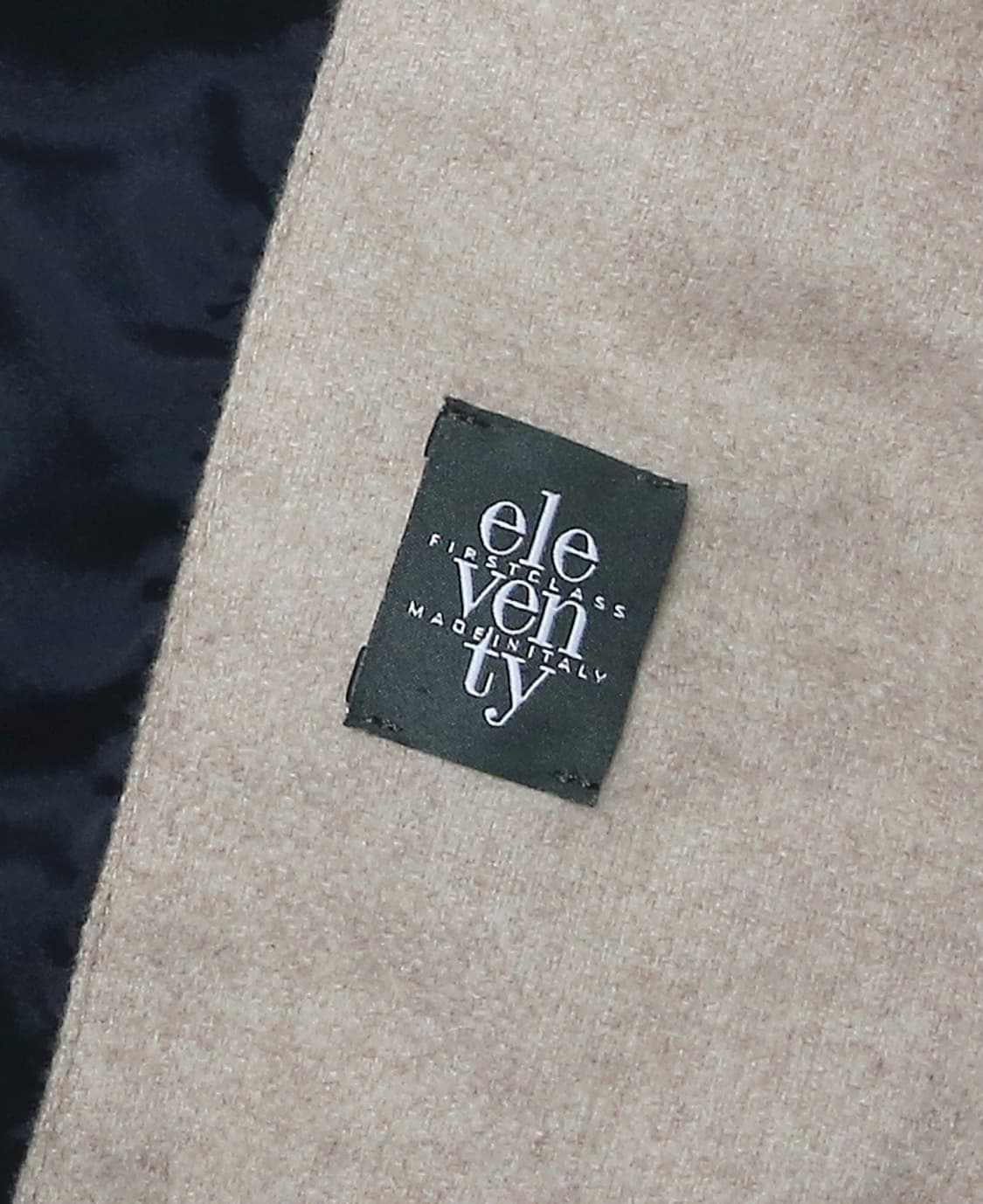 일레븐티 [Eleventy] 라이트 샌드 컬러 울 더블 베스트 상품이미지5